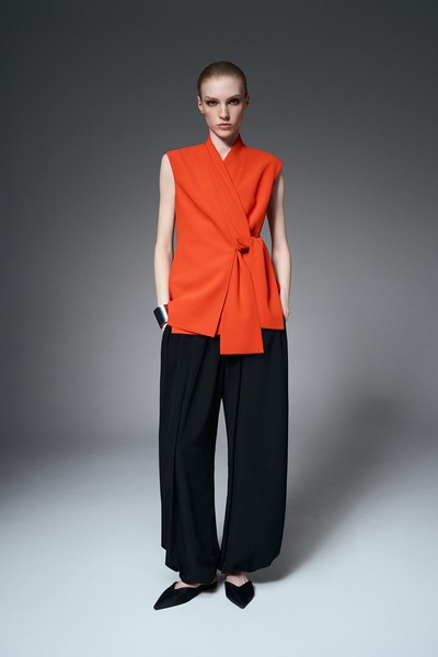 Брюки-аладдины , пол женский, цвет черный, фото №2