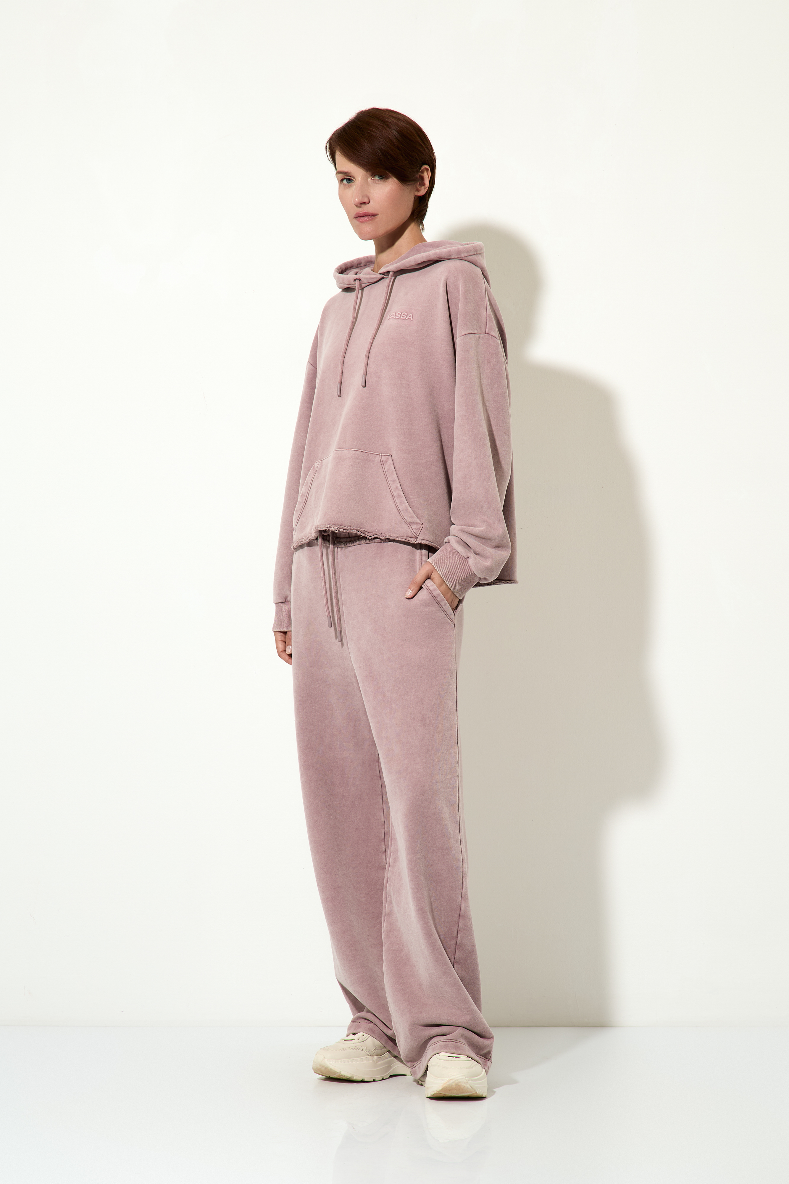 Брюки трикотажные спортивные VASSA CODE, VASSA&Co, пол female, цвет purple, фото №3