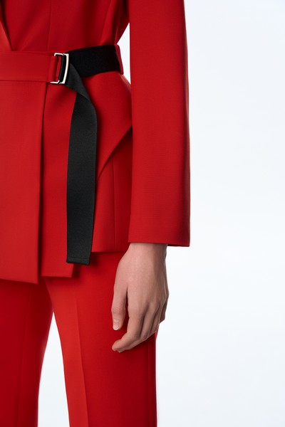 Жакет со съемной деталью VASSA&Co, пол женский, цвет красный, фото №8