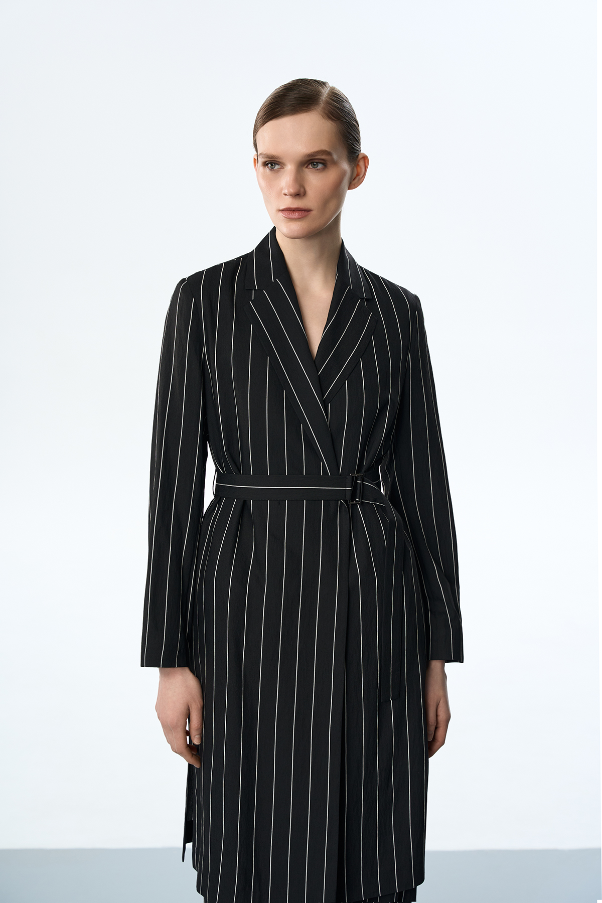 Жакет удлиненный VASSA&Co, пол женский, цвет черный, фото №3