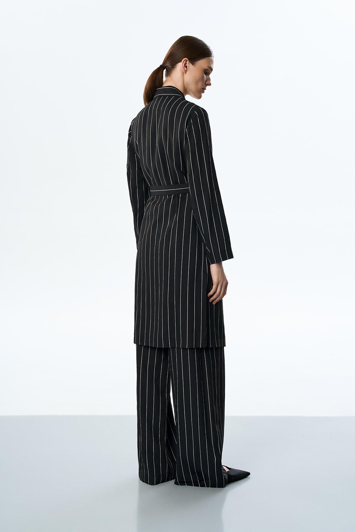 Жакет удлиненный VASSA&Co, пол женский, цвет черный, фото №6