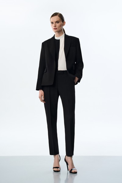 Жакет черный VASSA&Co, пол женский, цвет черный, фото №2