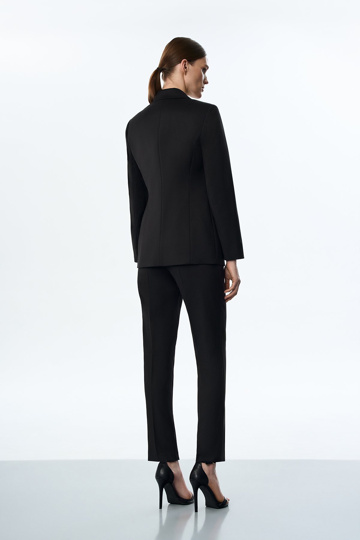 Жакет черный VASSA&Co, пол женский, цвет черный, фото №4