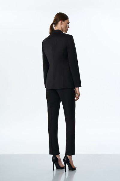 Жакет черный VASSA&Co, пол женский, цвет черный, фото №4