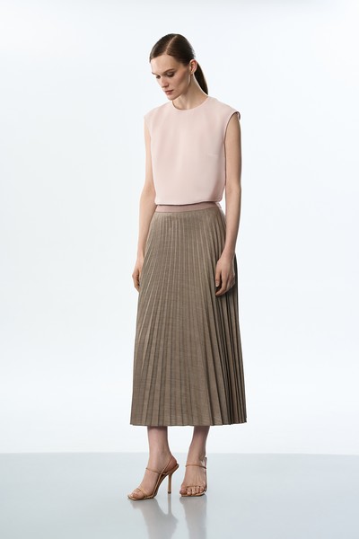 Блузка без рукавов розовая VASSA&Co, пол женский, цвет розовый, фото №2