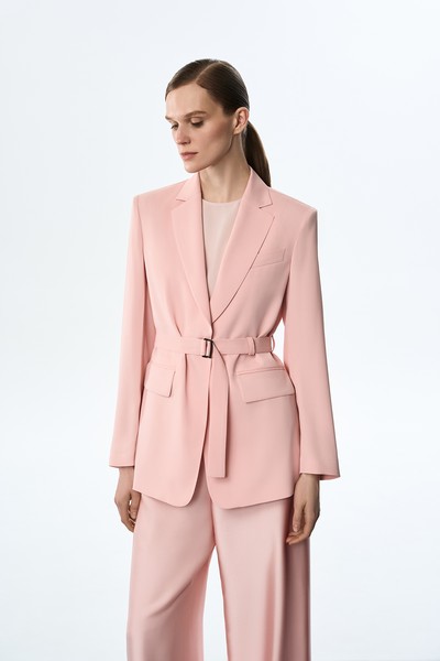 Жакет с облегченной спинкой VASSA&Co, пол женский, цвет розовый, фото №3