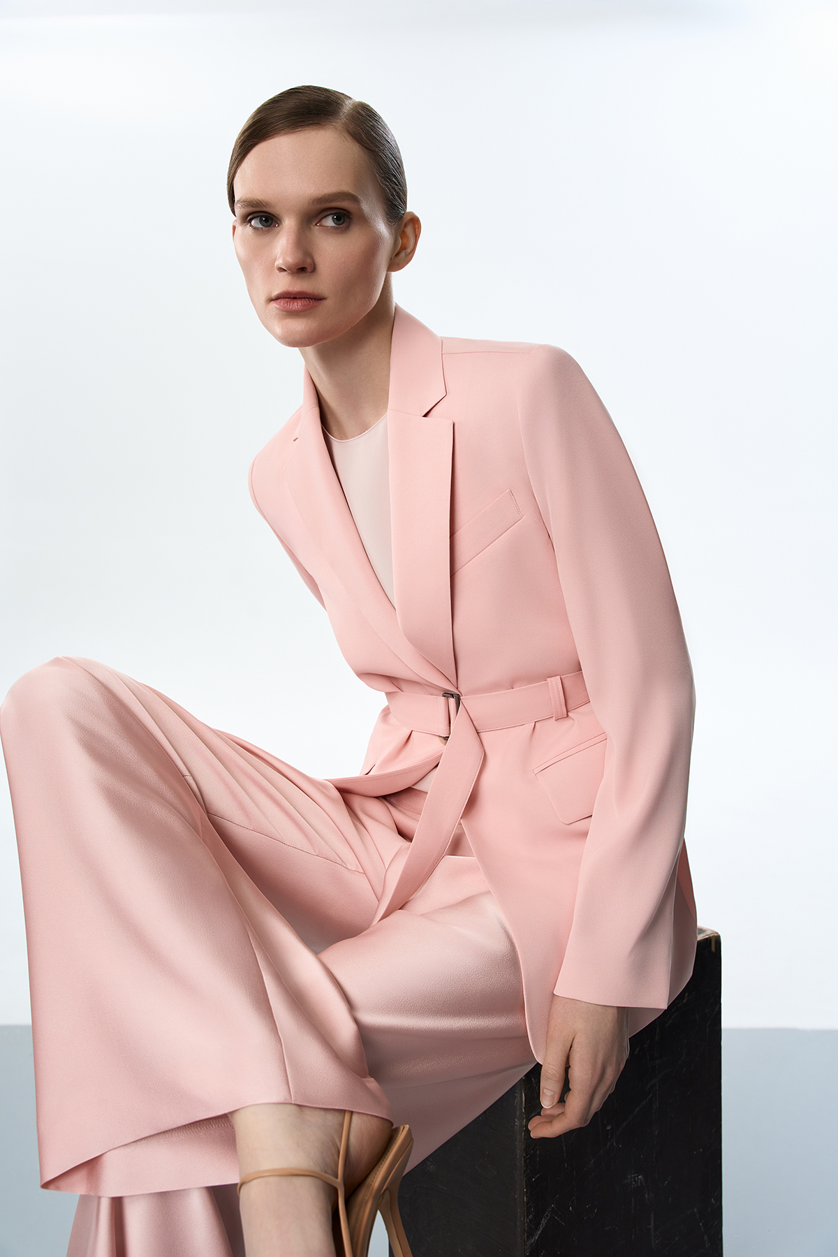 Жакет с облегченной спинкой VASSA&Co, пол женский, цвет розовый, фото №5
