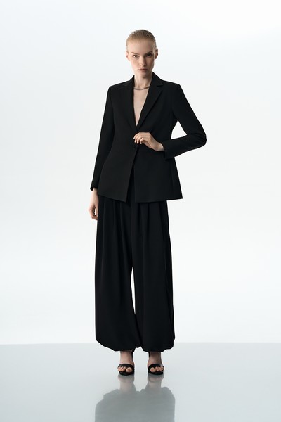 Брюки-аладдины , пол female, цвет black, фото №4