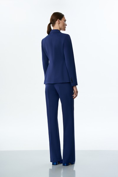 Жакет синий VASSA&Co, пол женский, цвет синий, фото №4