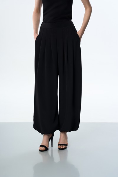 Брюки-аладдины , пол female, цвет black, фото №2