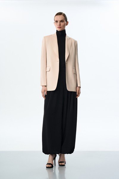 Жакет с контрастными вставками VASSA&Co, пол женский, цвет молочный, фото №2