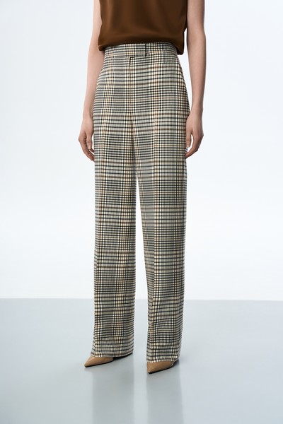 Брюки VASSA&Co, пол женский, цвет коричневый, фото №3