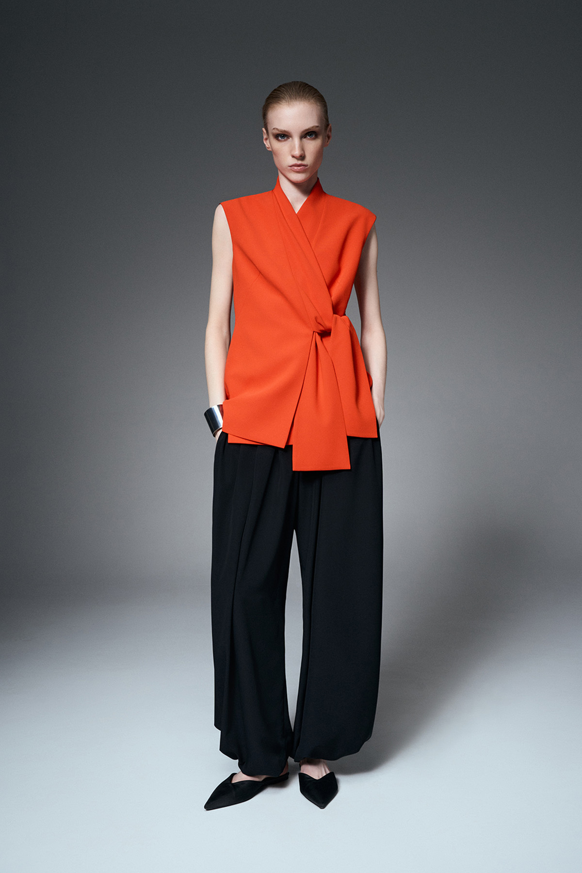 Брюки-аладдины , пол female, цвет black, фото №5