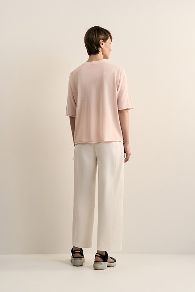 Джемпер розовый VASSA CODE, пол female, цвет purple, фото №2