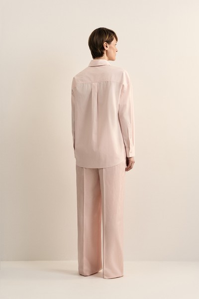 Рубашка розовая VASSA CODE, пол female, цвет purple, фото №2