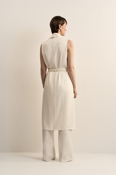 Платье VASSA CODE, пол женский, цвет белый, фото №2