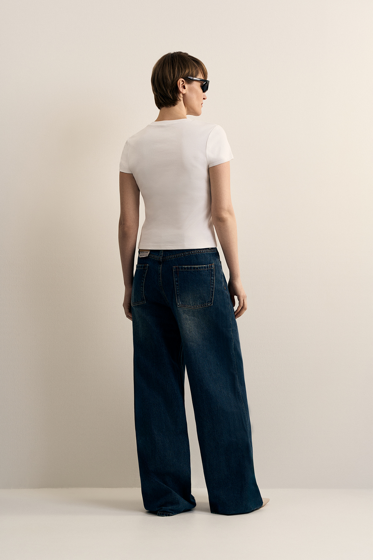 Базовая футболка VASSA CODE, пол женский, цвет белый, фото №4