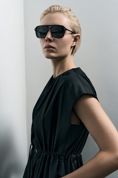 Платье VASSA&Co, пол женский, цвет черный, фото №2