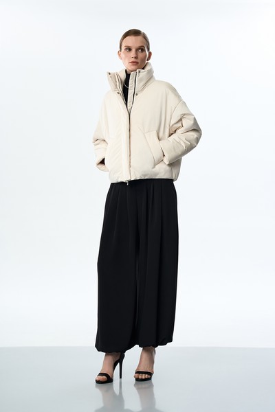 Куртка укороченная VASSA&Co, пол женский, цвет белый, фото №2