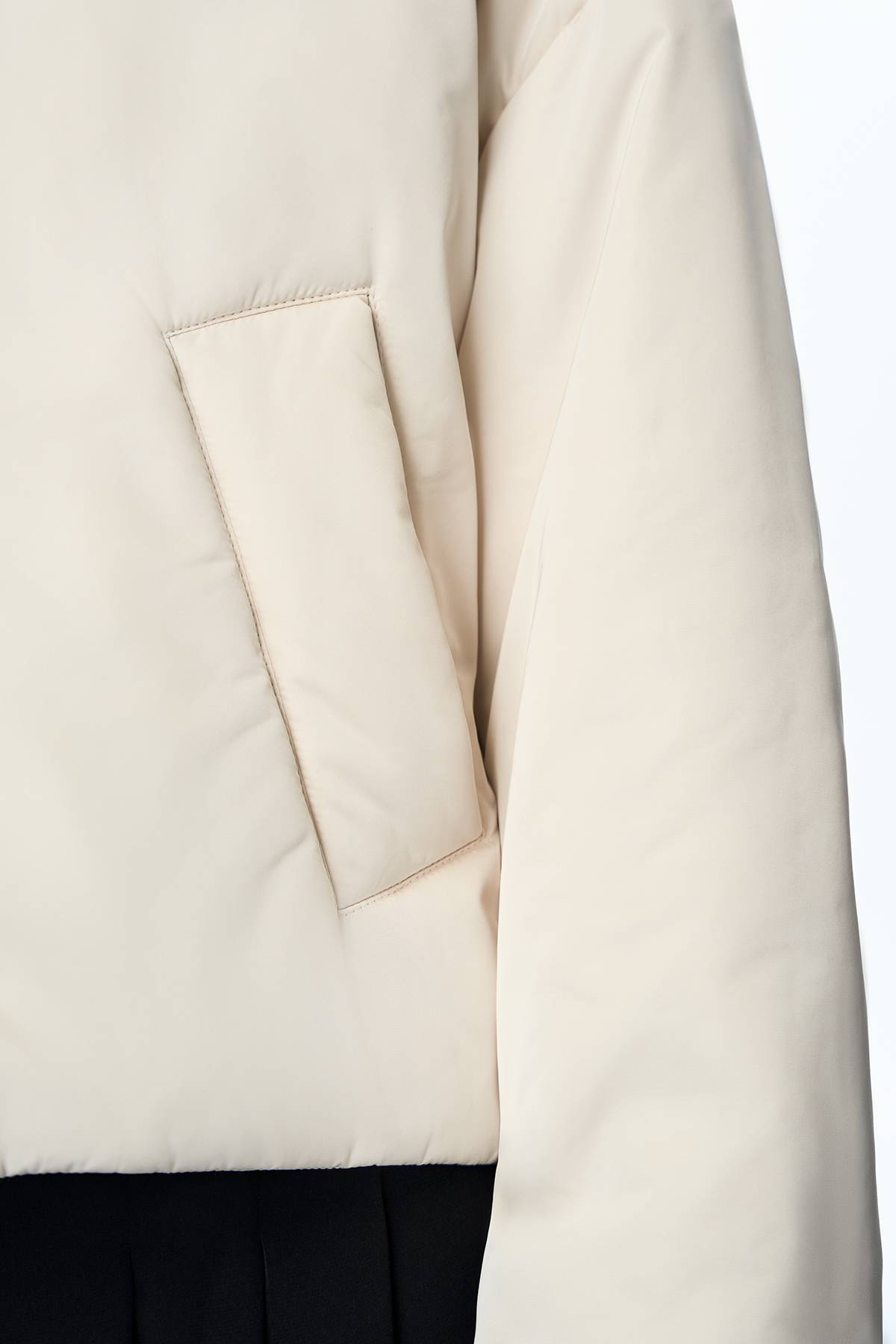 Куртка укороченная VASSA&Co, пол женский, цвет белый, фото №5