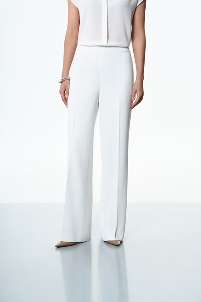 Брюки белые VASSA&Co, пол женский, цвет белый, фото №2