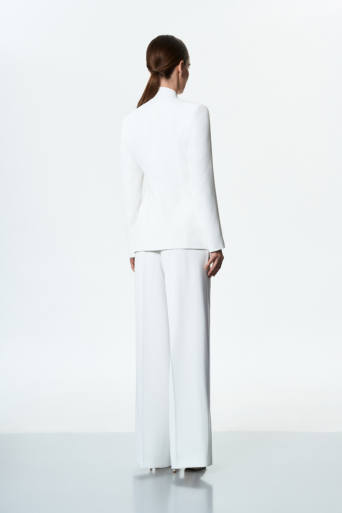 Жакет VASSA&Co, пол женский, цвет белый, фото №3