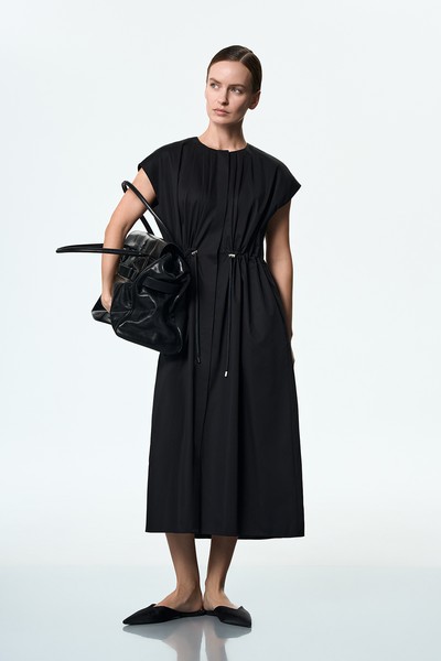 Платье VASSA&Co, пол женский, цвет черный, фото №2