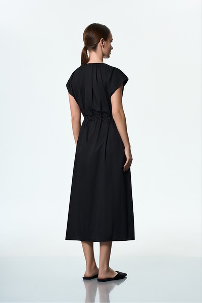 Платье VASSA&Co, пол женский, цвет черный, фото №3