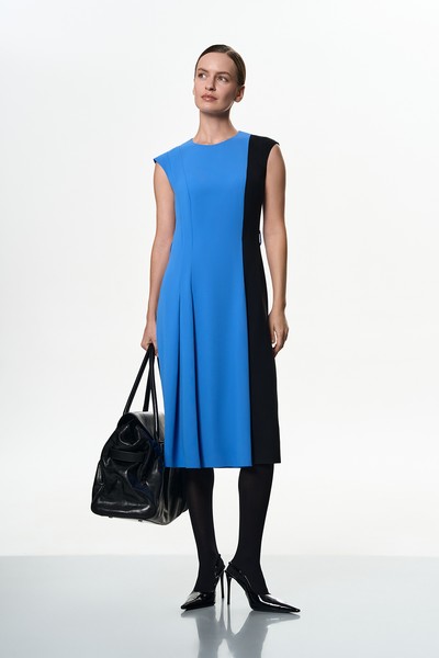 Платье VASSA&Co, пол женский, цвет голубой, фото №2