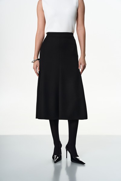 Юбка VASSA&Co, пол female, цвет black, фото №2