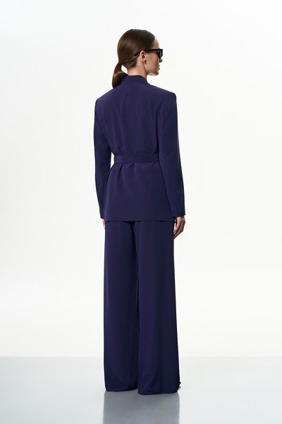 Жакет с облегченной спинкой VASSA&Co, пол женский, цвет синий, фото №3