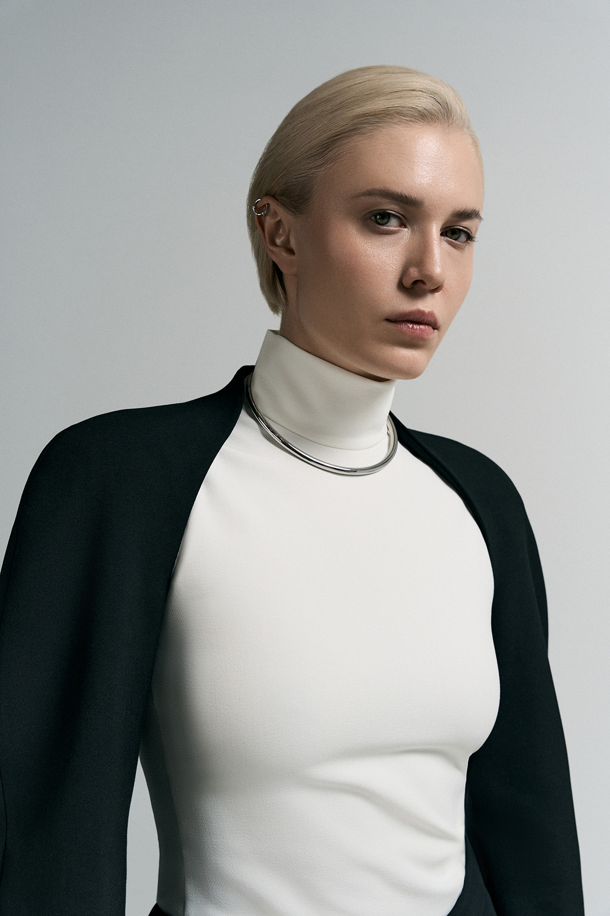 Жакет-болеро VASSA&Co, пол female, цвет black, фото №3