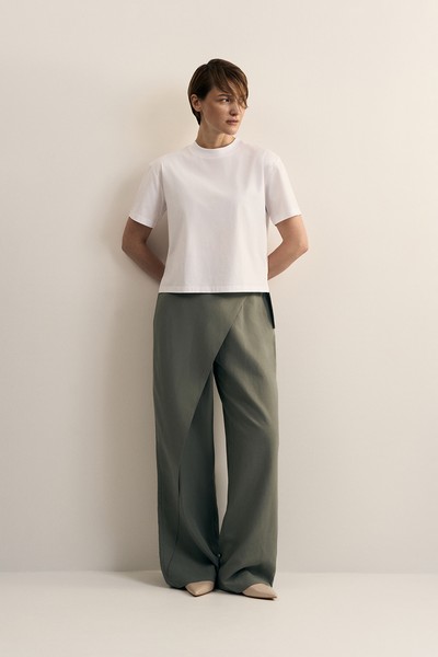 Футболка белая VASSA CODE, пол женский, цвет белый, фото №2