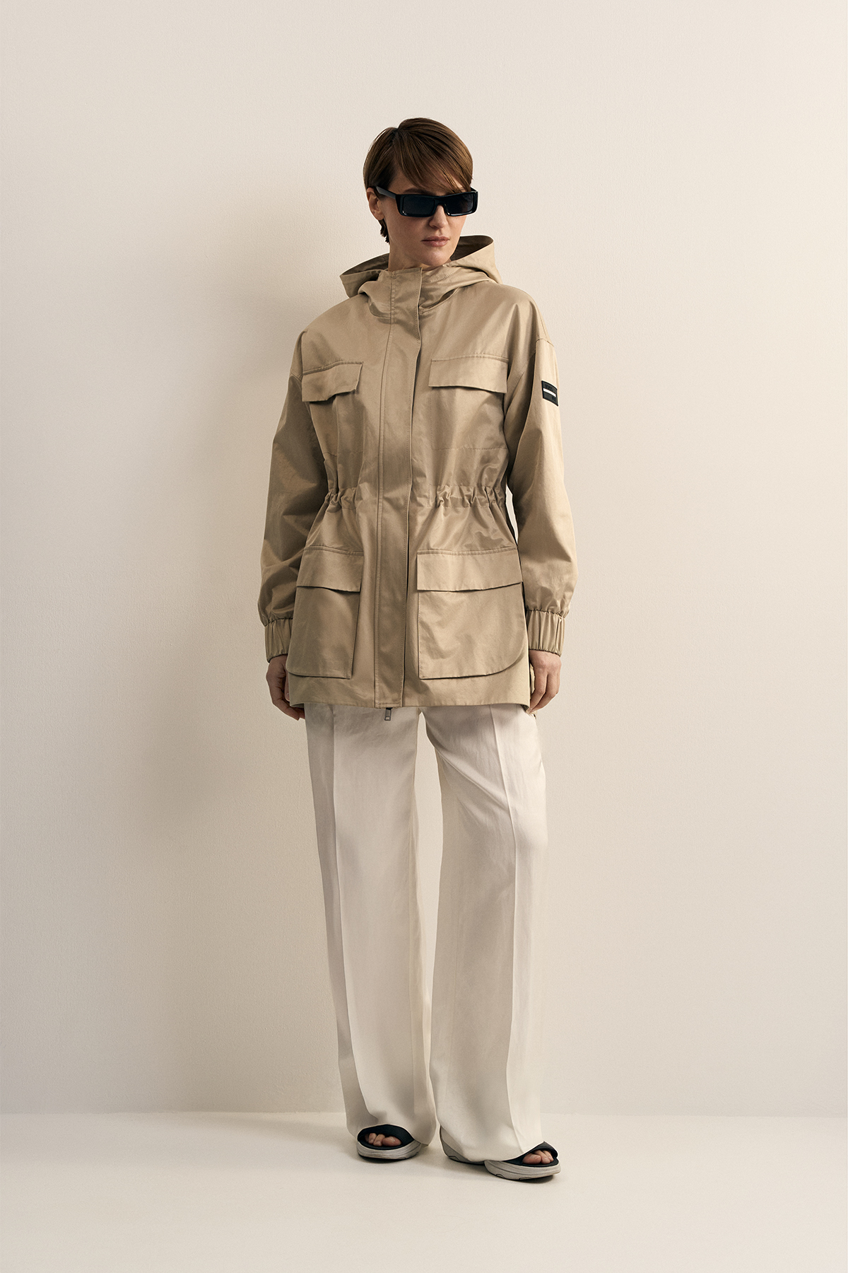 Куртка легкая VASSA CODE, пол female, цвет brown, фото №2