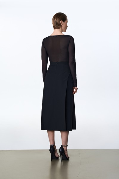 Юбка VASSA&Co, пол female, цвет black, фото №4