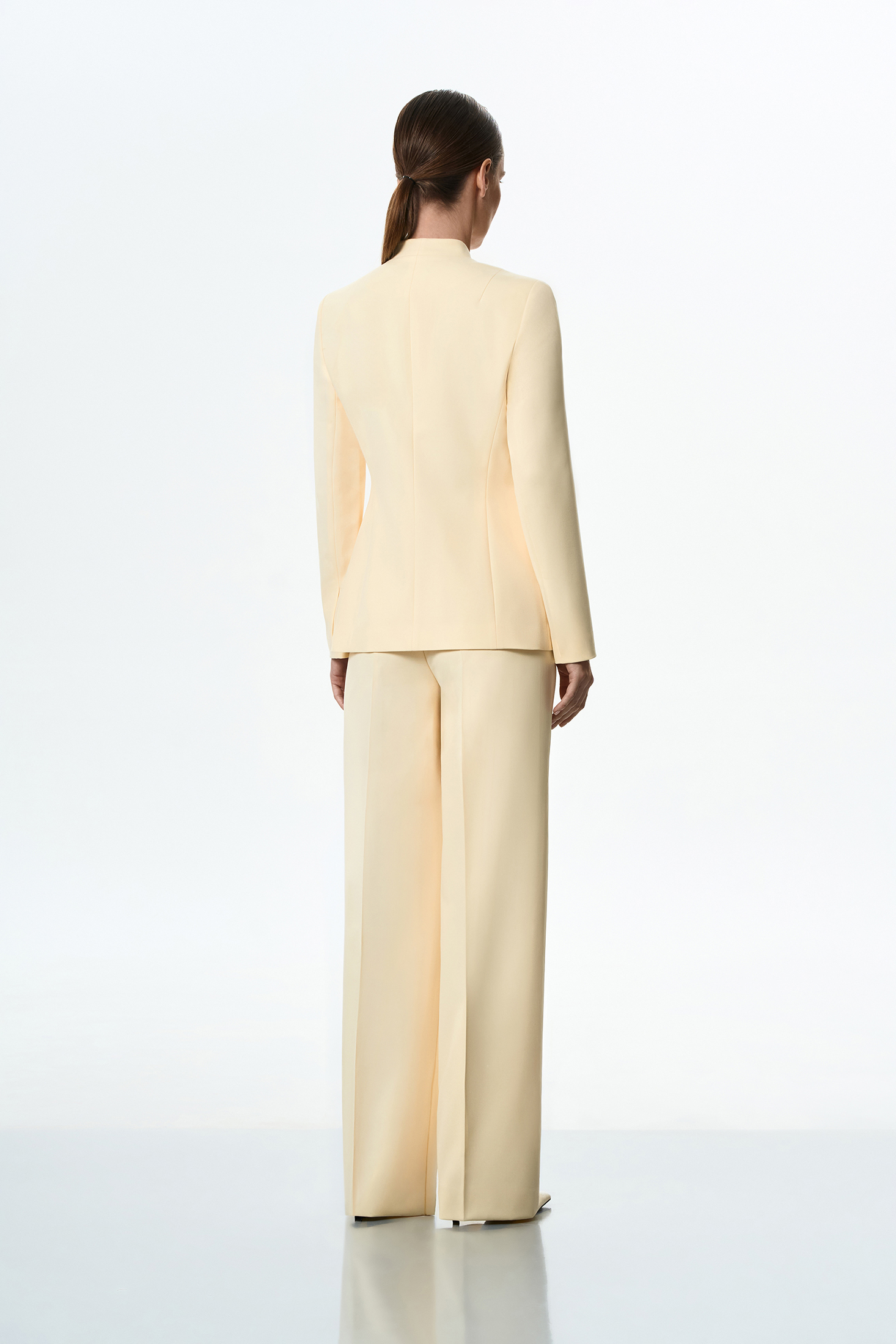 Жакет без лацканов VASSA&Co, пол female, цвет yellow, фото №3