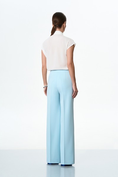 Брюки VASSA&Co, пол female, цвет голубой, фото №5