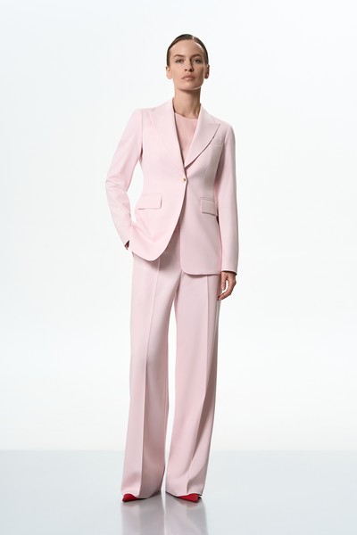 Брюки розовые VASSA&Co, пол female, цвет pink, фото №7