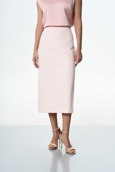 Юбка розовая VASSA&Co, пол female, цвет pink, фото №2