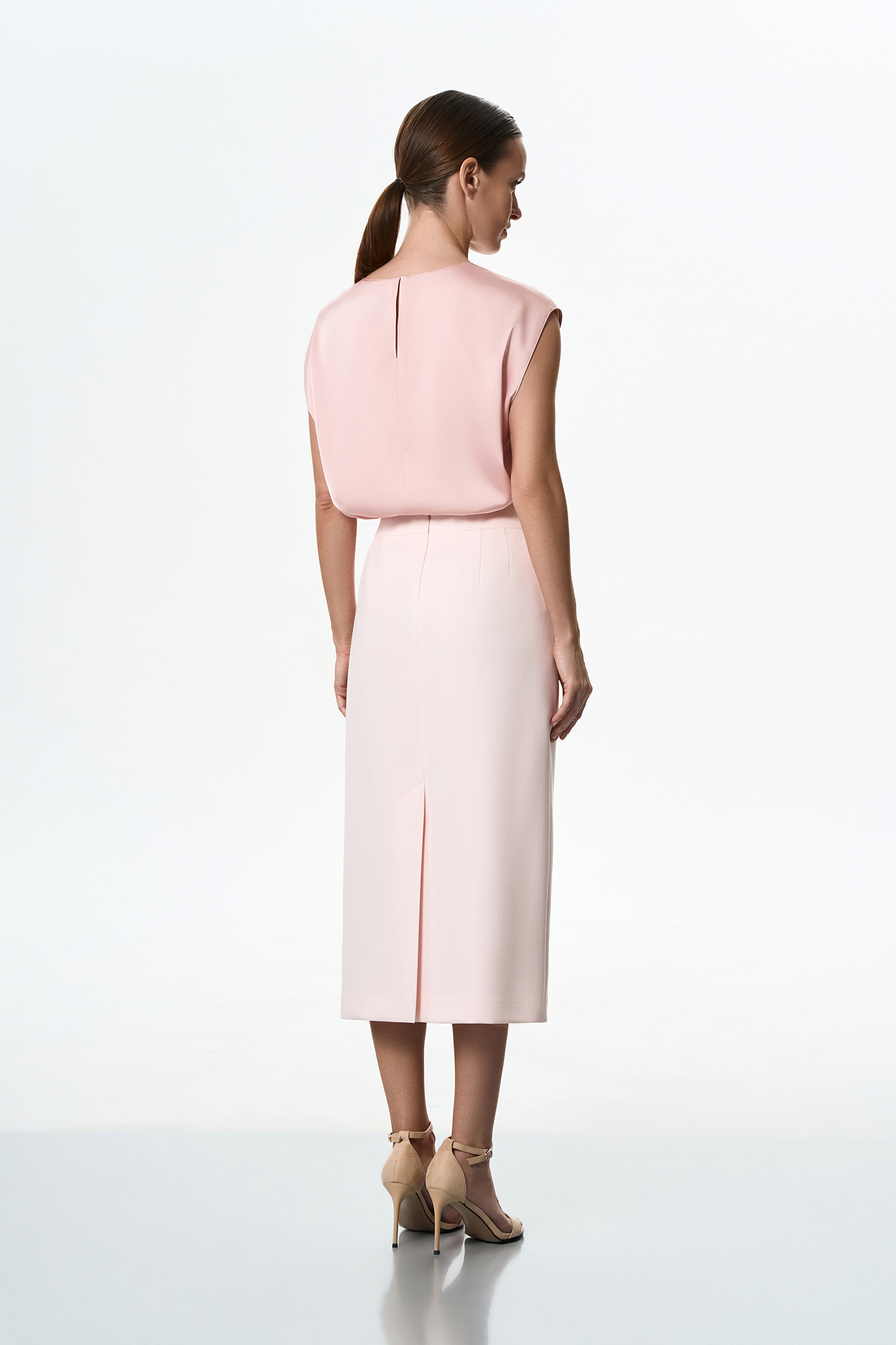 Юбка розовая VASSA&Co, пол female, цвет pink, фото №4