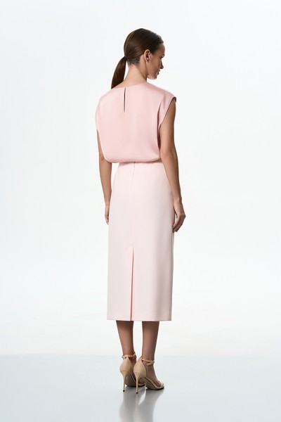 Юбка розовая VASSA&Co, пол female, цвет pink, фото №4