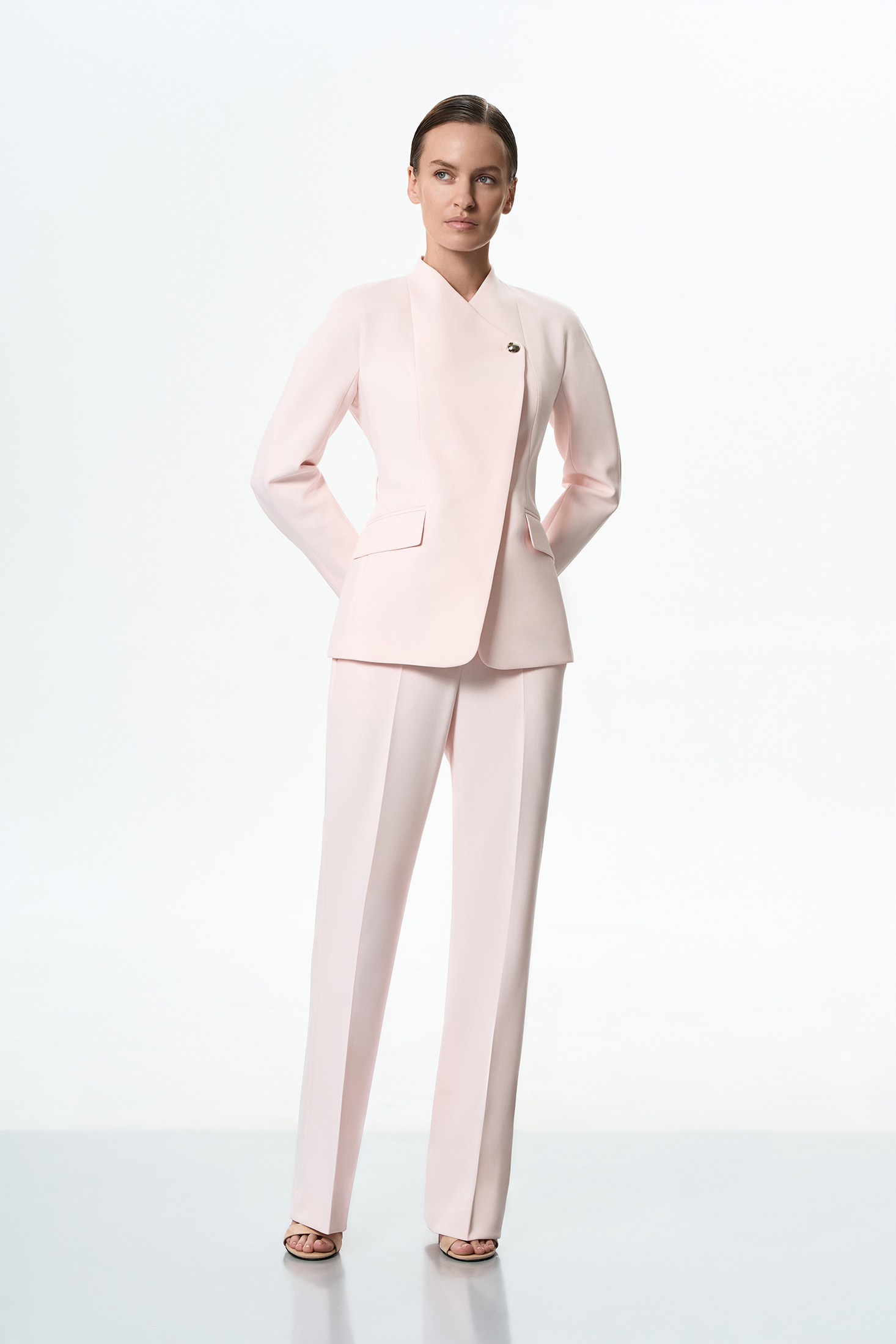 Брюки VASSA&Co, пол female, цвет pink, фото №4