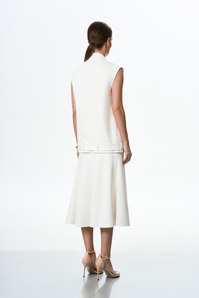 Жилет белый VASSA&Co, пол женский, цвет белый, фото №5