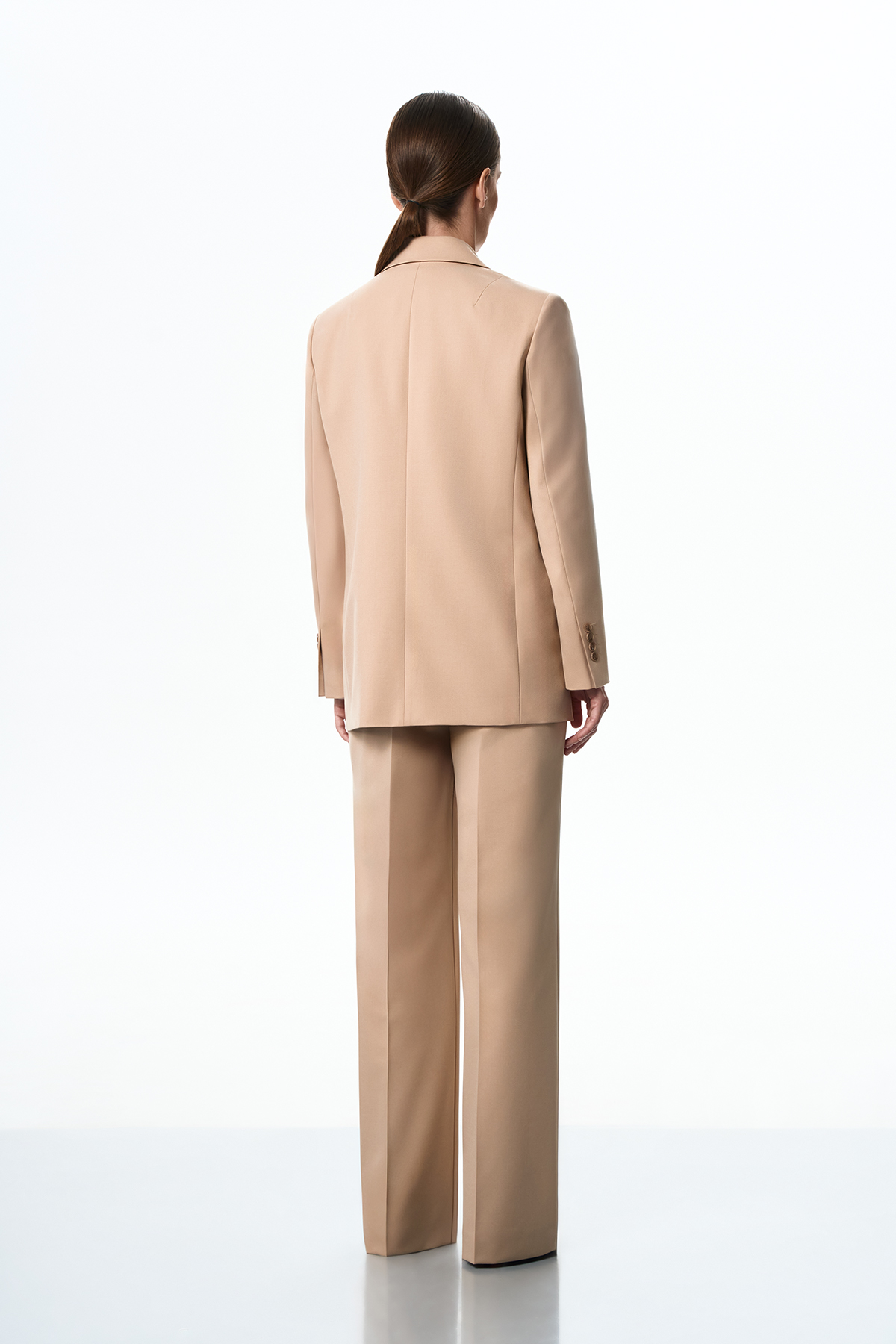 Жакет бежевый VASSA&Co, пол female, цвет бежевый, фото №4