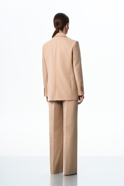 Жакет бежевый VASSA&Co, пол female, цвет бежевый, фото №4