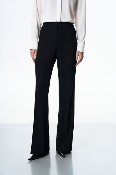 Брюки с лампасами VASSA&Co, пол female, цвет black, фото №2