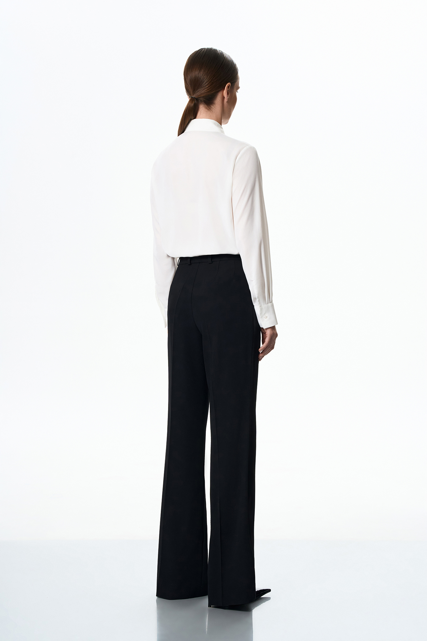 Брюки с лампасами VASSA&Co, пол female, цвет black, фото №5