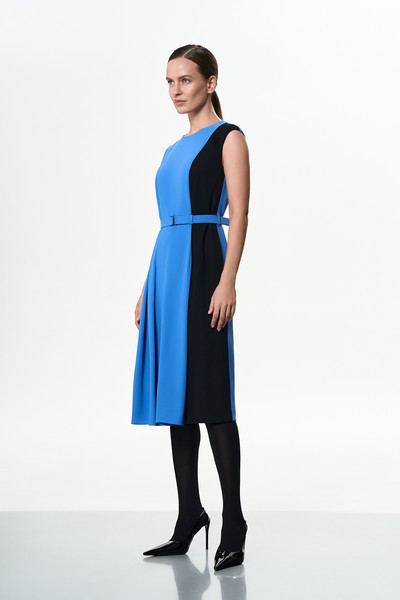 Платье VASSA&Co, пол женский, цвет голубой, фото №3