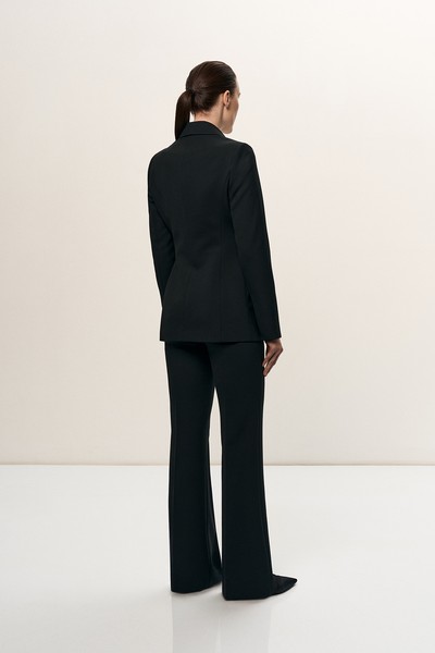Жакет с металлической застёжкой VASSA&Co, пол female, цвет black, фото №5