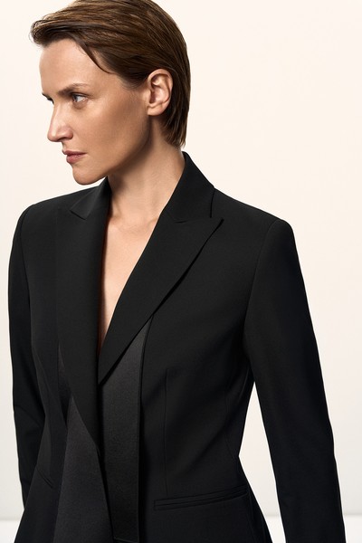 Жакет со съемной деталью VASSA&Co, пол женский, цвет черный, фото №9